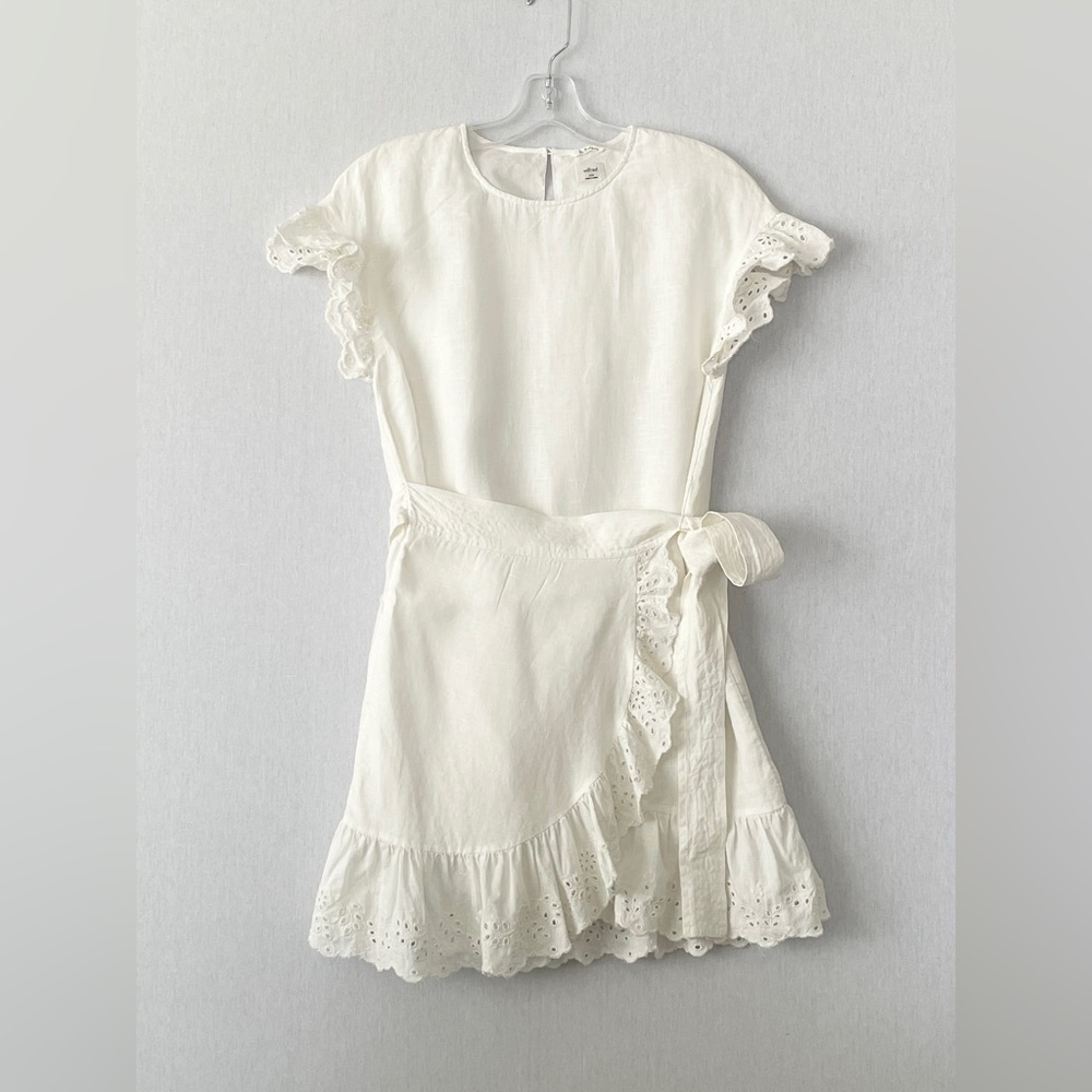 Aritzia Wilfred Ninette Wrap Linen Dress - Picture 3 of 10